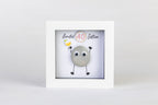 Limited Edition Milestone Birthday Pebble Art – 4×4 Box Frame