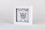 Limited Edition Milestone Birthday Pebble Art – 4×4 Box Frame