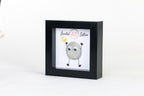 Limited Edition Milestone Birthday Pebble Art – 4×4 Box Frame