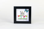 I’d Rather Be Gardening – Pebble Art – 4×4 Box Frame