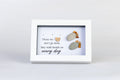 Footprints Pebble Art – 6×4 Personalised Frame