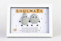Soulmate – Pebble Art – 6×8 Frame
