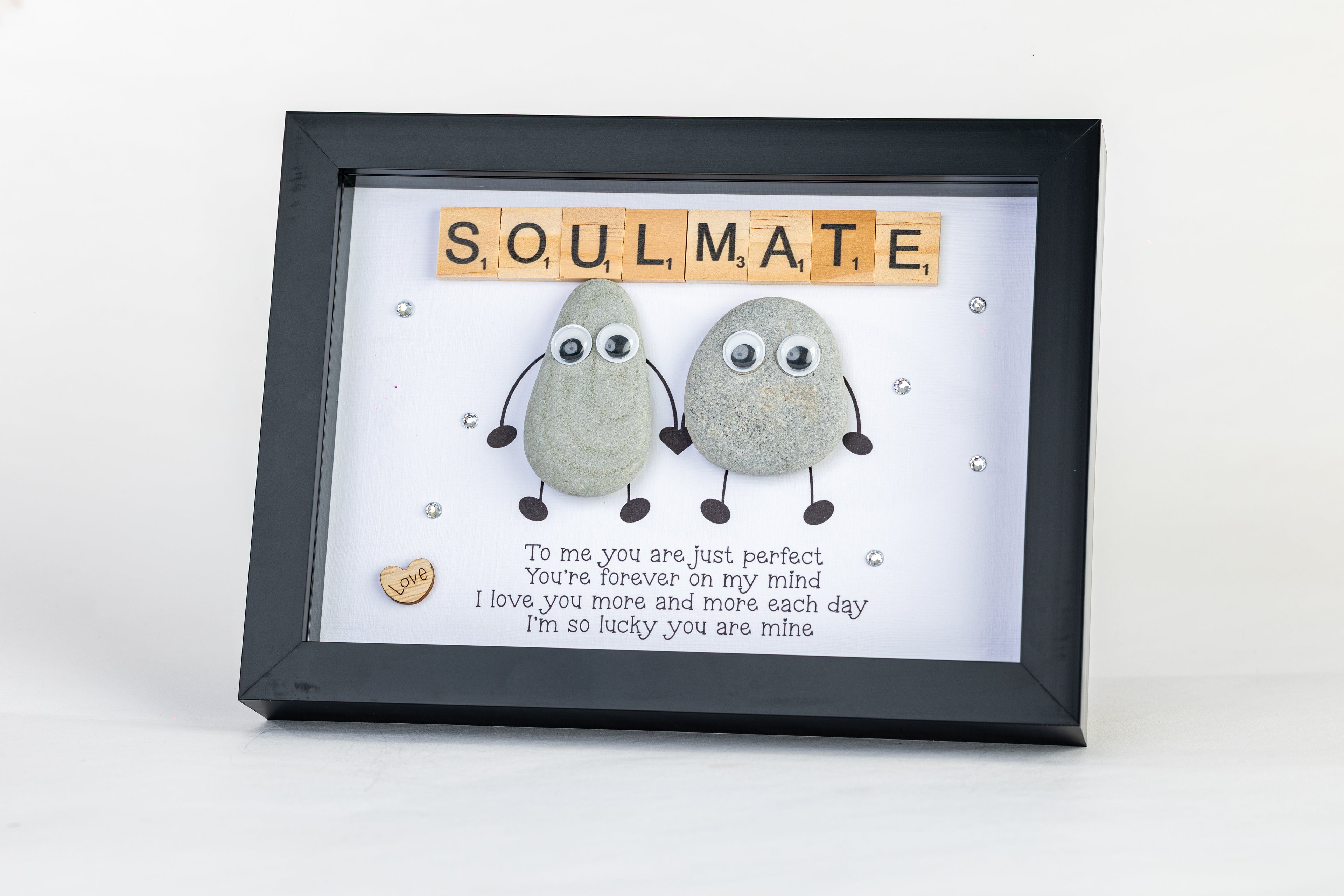 Soulmate – Pebble Art – 6×8 Frame