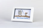 We’re Forever Everton – Personalised Dog Pebble Art – 6×4 Landscape Frame