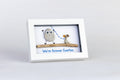 We’re Forever Everton – Personalised Dog Pebble Art – 6×4 Landscape Frame