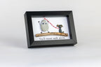 Liverpool FC Dog Pebble Art – 6×4 Landscape Frame