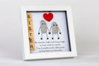 Sister – A Bond That Can’t Be Broken – Pebble Art – 6×6 Box Frame