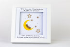 Twinkle Twinkle – Pebble Art – 6×6 Box Frame