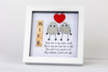 Wife – Your Love Is My Entire World – Pebble Art – 6×6 Box Frame