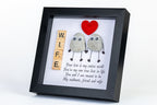Wife – Your Love Is My Entire World – Pebble Art – 6×6 Box Frame