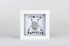 Stay Weird – Pebble Art – 4×4 Box Frame