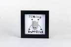 Stay Weird – Pebble Art – 4×4 Box Frame