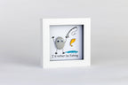 I’d Rather Be Fishing – Pebble Art – 4×4 Box Frame
