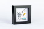 I’d Rather Be Fishing – Pebble Art – 4×4 Box Frame