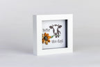 Heifer Nice Day – Pebble Art – 4×4 Box Frame