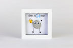 Cheers – Pebble Art – 4×4 Box Frame