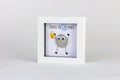 Cheers – Pebble Art – 4×4 Box Frame