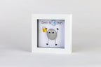 Cheers – Pebble Art – 4×4 Box Frame