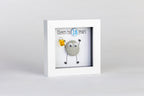 Cheers – Pebble Art – 4×4 Box Frame