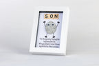 Protector, Friend, Son – Pebble Art – 4×6 Portrait Frame