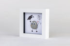 You Did It! – Graduation Pebble Art – 4×4 Box Frame