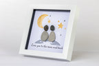 Moon – Pebble Art – 6×6 Frame