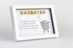 Our Daughter – Pebble Art – 6×8 Landscape Frame