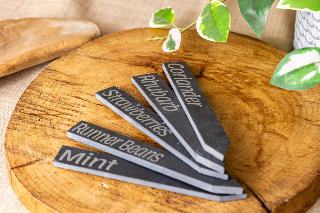 Engraved Slate Plant Markers