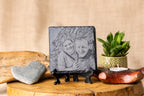 Custom Engraved Slate Photo Coaster