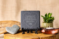 Wedding Engraved Slate Coaster