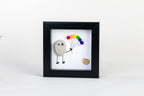 Pride Balloon Pebble Art – 4×4 Box Frame