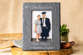 Graduation Engraved Slate Photo Frame – 6×4