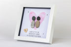 Forever By My Side – Pebble Art – 6×6 Box Frame
