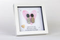 Forever By My Side – Pebble Art – 6×6 Box Frame