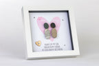 Forever By My Side – Pebble Art – 6×6 Box Frame