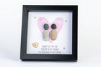 Forever By My Side – Pebble Art – 6×6 Box Frame