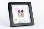 Forever By My Side – Pebble Art – 6×6 Box Frame