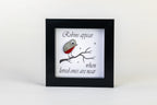 Robin – Pebble Art – 4×4 Box Frame