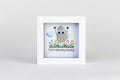 Blooming – Pebble Art – 4×4 Box Frame