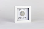 You Are My Rock – Pebble Art – 4×4 Box Frame