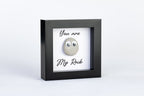 You Are My Rock – Pebble Art – 4×4 Box Frame