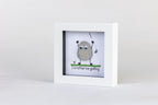 I’d Rather Be Golfing – Pebble Art – 4×4 Box Frame