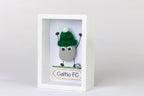 Football Fan – Pebble Art – 6×4 Deep Box Frame