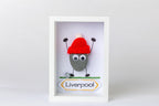 Football Fan – Pebble Art – 6×4 Deep Box Frame