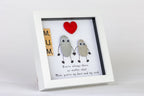 Mum – Pebble Art – 6×6 Box Frame