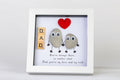 Dad – Pebble Art – 6×6 Box Frame