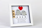 Nan – Pebble Art – 6×6 Box Frame