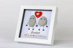 Greatest Grandparents – Pebble Art – 6×6 Box Frame