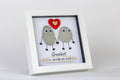 Greatest Grandparents – Pebble Art – 6×6 Box Frame