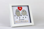 Greatest Grandparents – Pebble Art – 6×6 Box Frame